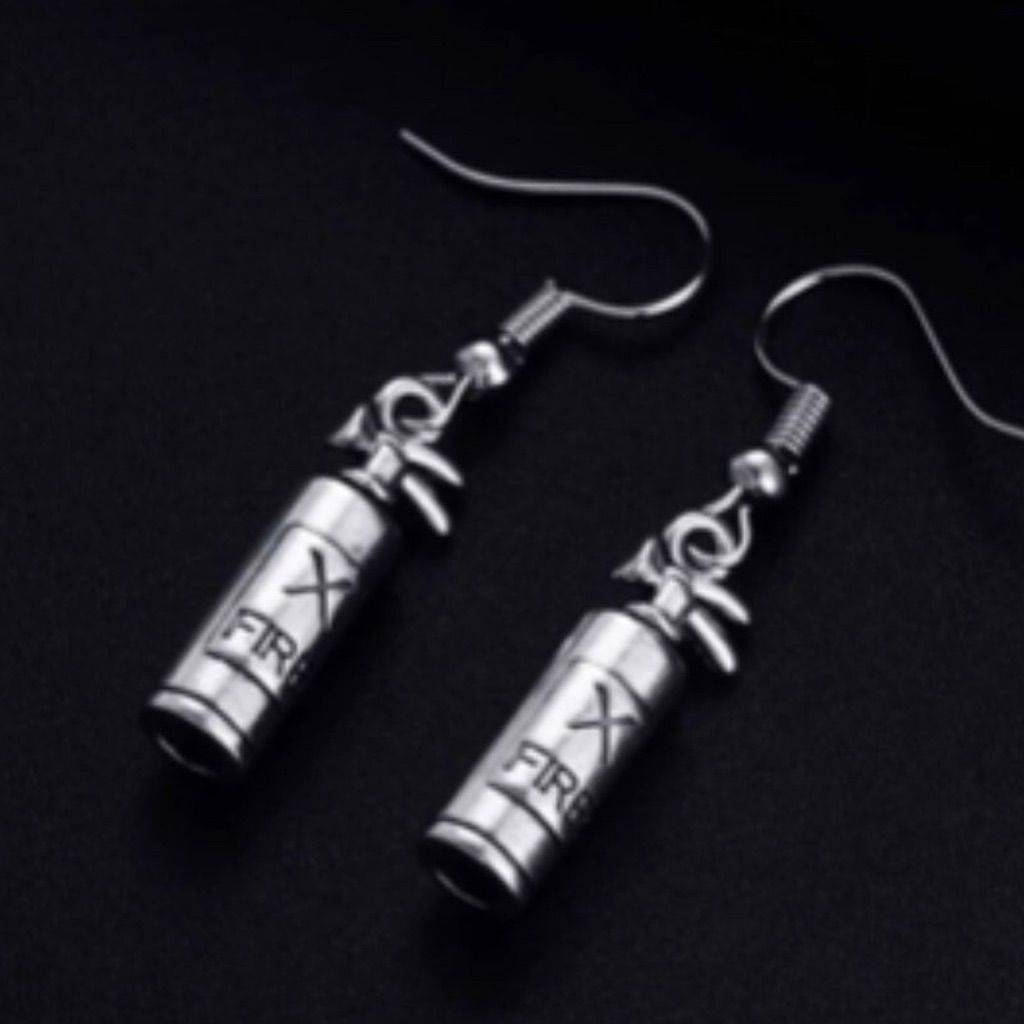 Fire Extinguisher Earrings Fire Extinguisher Earrings